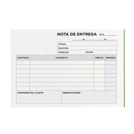 Liderpapel T228 Talonario Entregas 8º Original y Copia Apaisado