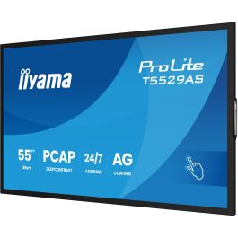 Iiyama Monitor Interactivo Profesional T5529AS-B1AG 55" 4K UHD Táctil Android 10 OS 3840x2160 USB-C WiFi 24/7