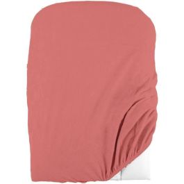 Domiva Juego de 2 fundas para cambiador 50 x 75 cm Esponja de polialgodón Blanco/Terracota