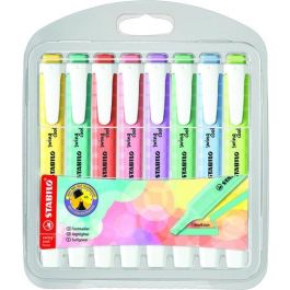 Stabilo Marcador Fluorescente Swing Cool Pastel, Punta Inclinada 1mm y 4mm, Anti Secado 4h, Blíster 8 Unidades Precio: 8.49999953. SKU: S8417582