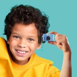 Canal Toys CTCLK059 Cámara digital Mini Cam' Photo Creator Retro Azul con tarjeta SD de 1GB incluida Canal Toys CTCLK059 Cámara digital Mini Cam' Photo Creator Retro Azul con tarjeta SD de 1GB incluida