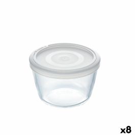 Fiambrera Redonda con Tapa Pyrex Cook&freeze 600 ml 12 x 12 x 9 cm Transparente Vidrio Silicona (8 Unidades) Precio: 86.49999963. SKU: S2707101