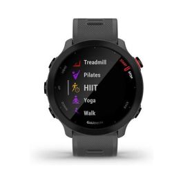 Garmin Forerunner 55 Reloj Inteligente GPS con Pantalla Táctil MIP, Resistente al Agua, Monitor de Frecuencia Cardíaca, Gris - 42 mm, 37 g