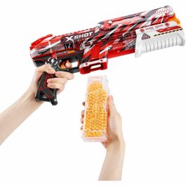 ZURU AUC1736490634697 X-SHOT Small Clutch Hyper Gel Blaster Automático y Semiautomático con 1500 Balines, Alcance 45 m/seg