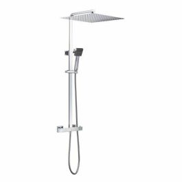 Oceanic Columna de Ducha Mezclador Termostático (38°C), Rociador Cuadrado Extraplano 40x40 cm Acero Inoxidable, Teleducha, Cromo Precio: 147.49999946. SKU: B163XQ37ME