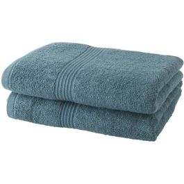 Today TOD3574641225438 Juego de 2 Toallas 100% Algodón 50x90 cm Pavo Real