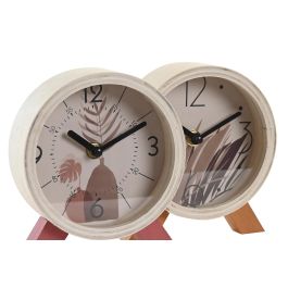 DKD Home Decor Reloj Mostaza Terracota Cozy boho 22, Estilo Boho, 5 x 14.5 x 13 cm (6 Unidades)