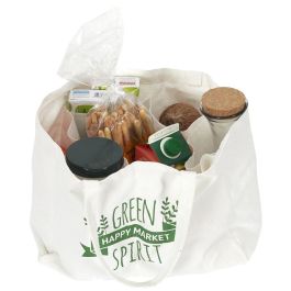 Entre Temps Bolsa Compra Con Bolsillos 100% Algodón