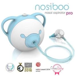 Nosiboo Aspirador Nasal Eléctrico Pro para Bebés y Niños con Succión Ajustable, Sin Dolor, Desde el Nacimiento, Cabeza Colibri, Azul