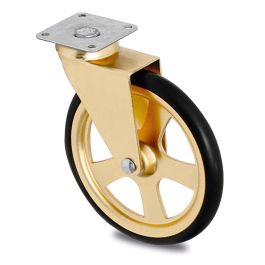 Rueda Giratoria Camarena Aro De Goma D105 Plástico Latonada Max.30Kg. Placa 50X50. H123. Q&Q Precio: 13.78999974. SKU: B1BXXXX957