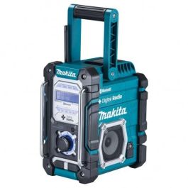 Makita DMR112 Radio de Obra Inalámbrica Bluetooth IP64 con Carga USB y Entrada Auxiliar, Negro/Turquesa Precio: 217.49999986. SKU: B1JCFGRS5X
