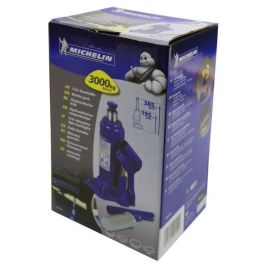 Michelin Botella Jack 3T Ultraplano - Gato Hidráulico de Elevación 195-385mm para Vehículos, Confort de Agarre y Suela de Goma Michelin Botella Jack 3T Ultraplano - Gato Hidráulico de Elevación 195-385mm para Vehículos, Confort de Agarre y Suela de Goma