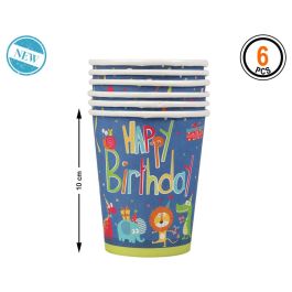 Set 6 Vasos De Carton Animales Felices 10 cm Precio: 0.69000008. SKU: S1131033