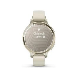 Garmin Lily 2 Active - Smartwatch Deportivo Femenino con GPS, Pantalla Táctil, Beige Lunar Gold, 38 mm, Correa de Silicona