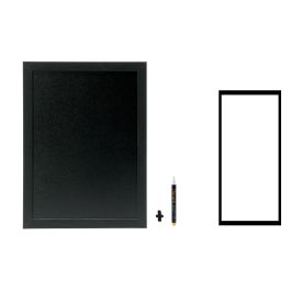 Pizarra para pared negra Woody con marcador, marca Inde (6 Unidades) Precio: 45.69000051. SKU: B1FMXM6GTV