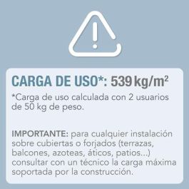 Iscina Piscina Desmontable Rectangular Small Frame Familiar Rosa 220x150x60 cm Capacidad 1662 Litros