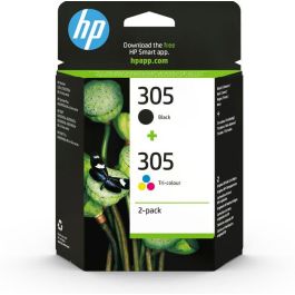 HP Nº 305 Pack Tinta Negro y Tricolor para Deskjet 2320, 2700 Series, Plus 4100 Series, Envy 6000 Series, Pro 6400 Series Precio: 24.69000039. SKU: S5612266