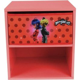 Fun House AUC3700057134846 Mesita de Noche Miraculous Ladybug con Cajón H.36 x L.33 x D.30 cm Precio: 48.50000045. SKU: B16RYH545T