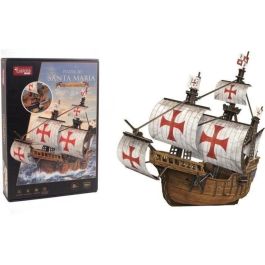 Puzzle 3D - Barco Santa María - Juego de construcción - EXPLORA - 204 piezas - A partir de 8 años