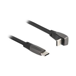 DeLOCK Cable USB 2.0 Type-C a Type-C ángulo recto (gewinkelt) PD 3.0 60W, cable plano 1m Negro Precio: 29.79000035. SKU: B1EH7K3JET