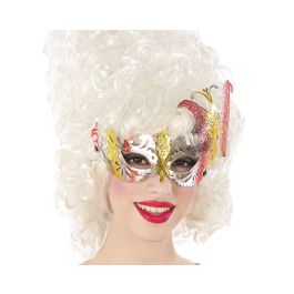 Antifaz Rojo Multicolor Mariposa Veneciana con acabado metalizado - Ideal para carnaval y fiestas Precio: 0.99000022. SKU: S1131733