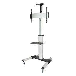 TooQ FS1870M-B Soporte de Suelo Portátil para TV/Monitor Señalización 37-70 pulgadas VESA 600x400mm, 50kg, Ruedas, Bandeja Negro/Plata TooQ FS1870M-B Soporte de Suelo Portátil para TV/Monitor Señalización 37-70 pulgadas VESA 600x400mm, 50kg, Ruedas, Bandeja Negro/Plata