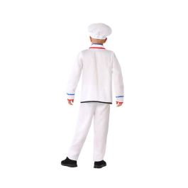 Disfraz de Cocinero Infantil para Niño, Blanco, Talla 7-9 Años