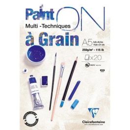 Bloc De Dibujo Clairefontaine Paint On Multitecnicas Encolado Con Grano A5 250G 20H 4 unidades Precio: 17.6899996. SKU: B1562TG9HH