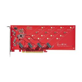 StarTech.com Quad M.2 PCIe Adapter Card B - NVMe/AHCI, PCIe 4.0 x16, Soporte 4x SSDs, hasta 7.8 GB/s por unidad Precio: 251.5000004. SKU: B14K2YZVW8