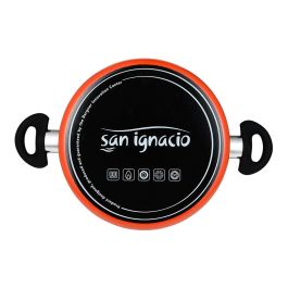Cacerola de acero al carbono con tapa, inducción, valencia experto ø24 cm