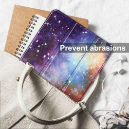 CoreParts For Apple iPad 10th Gen 10.9-inch (2022) Tri-fold Caster Hard Shell Cover with Auto Wake Function - Galaxy Style CoreParts For Apple iPad 10th Gen 10.9-inch (2022) Tri-fold Caster Hard Shell Cover with Auto Wake Function - Galaxy Style