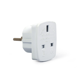 GEMBIRD A-AC-UKEU-001 Adaptador de Enchufe Eléctrico Tipo G (RU) Tipo F Blanco Precio: 5.50000055. SKU: B12LT3TPVG