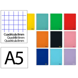 Liderpapel Cuaderno A5 Smart Espiral Tapa Blanda 80 Hojas Cuadro 8mm 75gr Colores Surtidos Precio: 10.50000006. SKU: B1293FZXG8