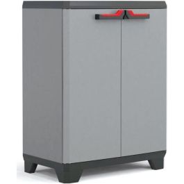 KETER | MUEBLE BAJO STILO, Gris / Negro / Rojo, 68 x 39 x 90 cm Precio: 87.9499995. SKU: B1ERXB4TZC