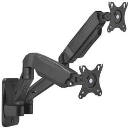 AISENS - SOPORTE DE PARED PRO CONTRAPESO GIRATORIO E INCLINABLE PARA MONITOR/TV 9KG (3 PIVOTES, 2 BRAZOS) DE 17-32, NEGRO