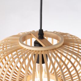 Lámpara Colgante Deo SKD-P80112 Ratán Natural, Estilo Boho-chic, Casquillo E27. Ideal para Bombillas LED CCT/RGB