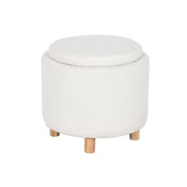 Banqueta Home ESPRIT Blanco Poliéster Madera de caucho Madera MDF 48 x 48 x 43 cm Precio: 76.7900001. SKU: B18JDJ8KGE