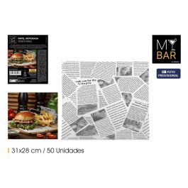 Papel Antigrasa Blanco 31x28 cm 50 unidades My Bar (24 Unidades) Precio: 38.50000022. SKU: B1ER6MEYKV
