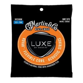 Juego Acústica Luxe Kovar Sp Flexible Core Medium 13-56
