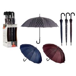 Arte Regal Paraguas 16 Varillas, 3 Colores con Estampado, 106x106x93 cm (Set de 12) Precio: 107.49999975. SKU: S3608898