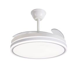 AVANT Ventilador de Techo 42 Pulgadas Retráctil, 30W Motor y 36W LED, Control por App