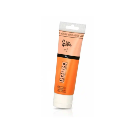 Liderpapel Pintura Acrílica Tubo de Plástico 60 ml Color Naranja Permanente