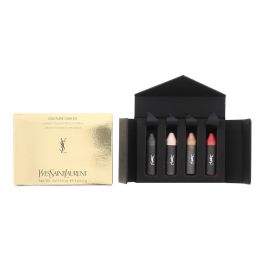 Set de regalo, Yves Saint Laurent, Couture Chalks, Lápiz labial cremoso y brillo de labios, 4.4g cada, El Rojo, El Negro, El Nude, El Cobre, 4 uds, 17.6 g Precio: 44.5000006. SKU: B1H4NC4HD2