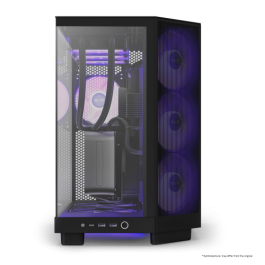 NZXT H6 Air Flow Midi Tower Negro - CC-H61FB-R1 - Ventiladores 3x120mm, Compatibilidad ATX/microATX/Mini-ITX, Vidrio Templado NZXT H6 Air Flow Midi Tower Negro - CC-H61FB-R1 - Ventiladores 3x120mm, Compatibilidad ATX/microATX/Mini-ITX, Vidrio Templado
