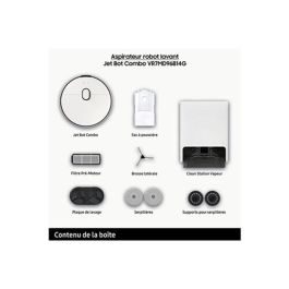 Samsung Aspiradora robot Jet Bot Combo VR7MD96B14G Blanca 2 años de garantía