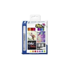 Marcador Tiza Liquida Staedtler Chalk Marker 344 Estuche De 8 Precio: 29.58999945. SKU: B18BDPZ8NP