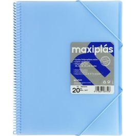 Grafoplás Carpeta Con Fundas Maxiplás Espiral A4 20 Fundas C-Sobre Pp Rígido Translúcido Azul Soft Precio: 4.49999968. SKU: B14TWH3JSZ
