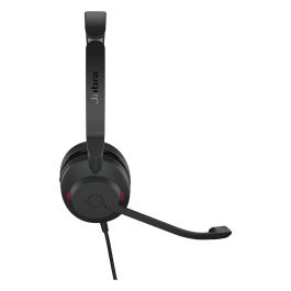 Jabra Evolve2 30 UC - Auriculares Diadema Stereo para Oficina, Alámbricos USB-C con Micrófono Boom Plegable, Negro