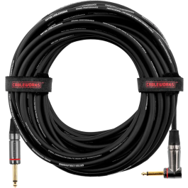 Cableworks Cable de Instrumento Jack Recto/Jack Acodado - 9 M