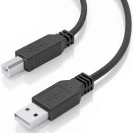 Aisens A101-0906 Cable Prolongador Activo USB 2.0 con Amplificador de Señal USB-A Macho a USB-B Macho 15 Metros Negro Aisens A101-0906 Cable Prolongador Activo USB 2.0 con Amplificador de Señal USB-A Macho a USB-B Macho 15 Metros Negro